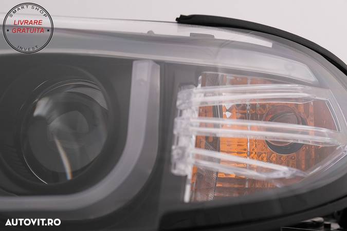 Faruri 3D U LED Angel Eyes BMW Seria 3 E46 Facelift (09.2001-03.2005) Limousine To- livrare gratuita - 16