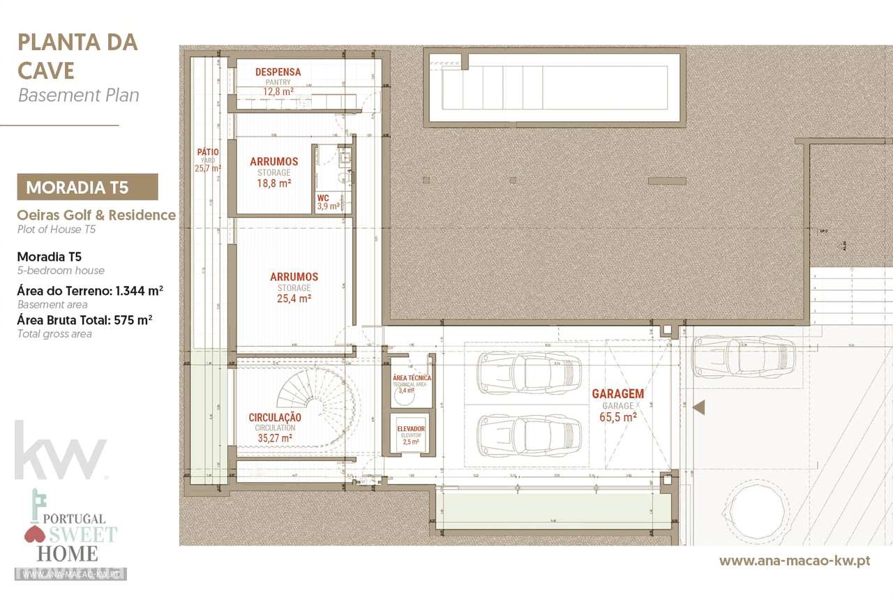 Moradia de Luxo T5, com Piscina e Garagem para 2 viaturas, Lote 33-35