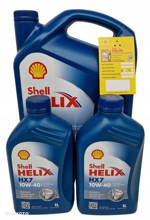 Shell Helix HX7 10W40 6L DIESEL BENZYNA LPG - 1