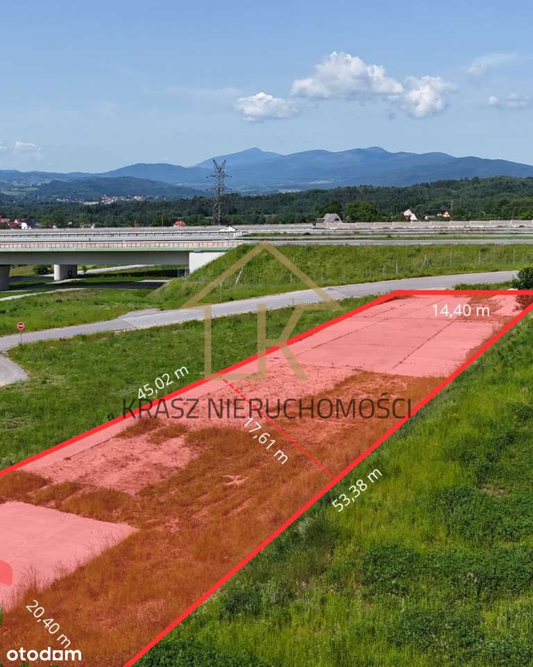 Działka inwestycyjna  przy drodze ekspresowej S7-3