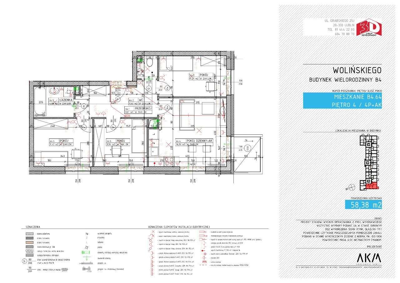 PROMOCJA!!! Gotowe mieszkanie 58 m2, 4 pokoje, aneks kuchenny i ogród - Pełny obrazek: 3/15