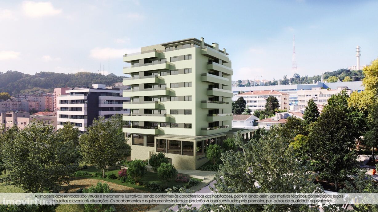 Apartamento T2 ao Parque da Lavandeira. Em Construção Gaia