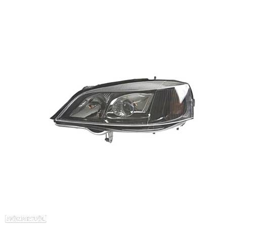 FARÓIS OPTICAS PARA OPEL ASTRA G 98-04 XENON FUNDO PRETO - 2