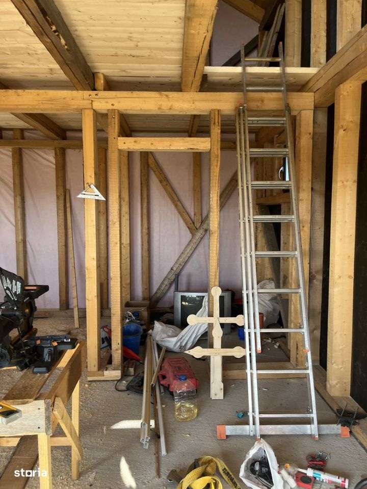 Cabana P+ M  de 84 mp utili si teren de 1000 mp in Marisel - Imagine principală: 5/12