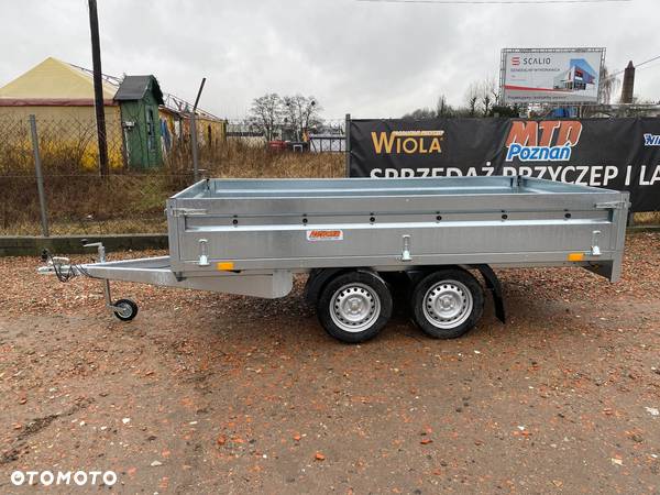 Neptun N7-302 2 KPS 302X151X40 CM DMC 750 KG WSZYSTKIE BURTY OTWIERANE GN273 DWUOSIOWA KOŁA POD SPODEM PLATFORMA Z BURTAMI DOSTAWA | RATY | LEASING - 4