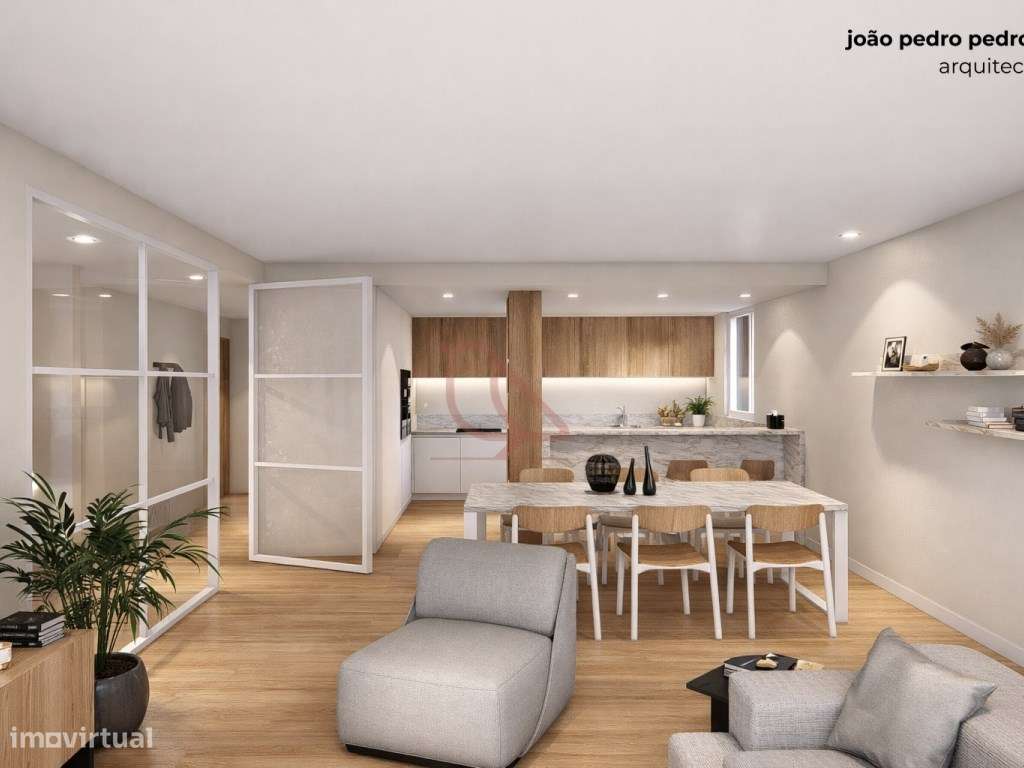 Apartamento T2 / Condomínio Fechado com Piscina / Fátima-13