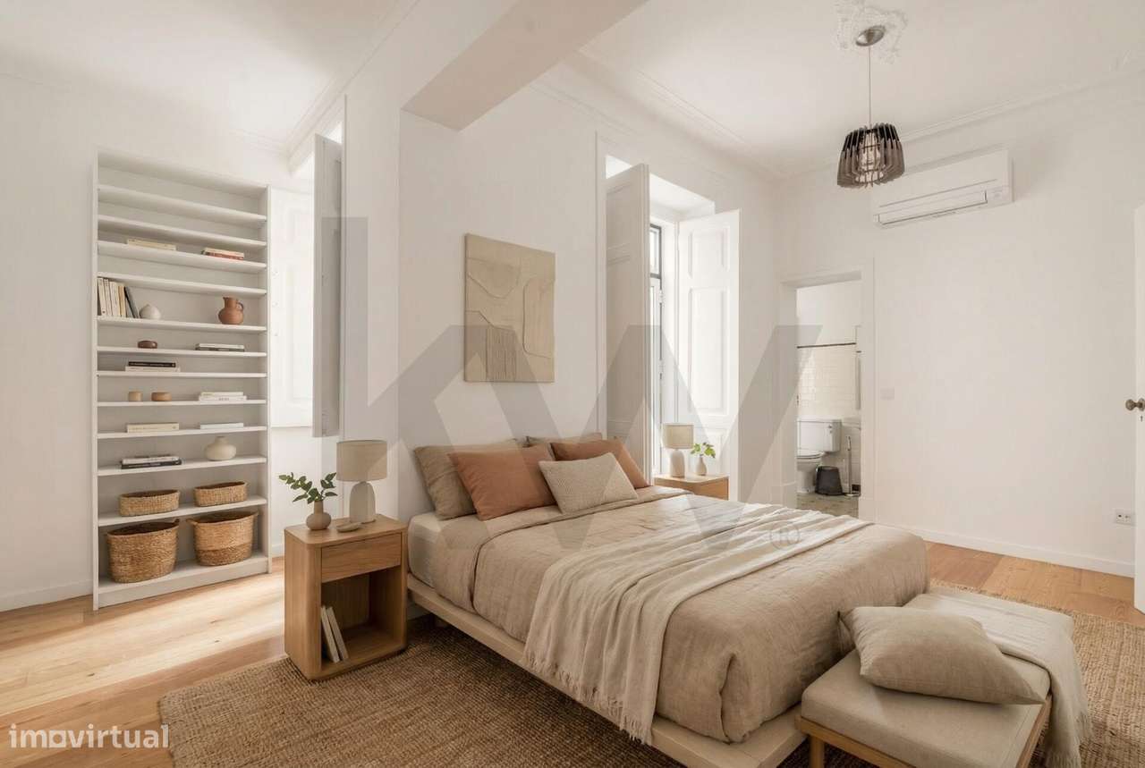 Apartamento T3 com Terraço em Campo de Ourique - Grande imagem: 5/16