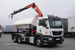 MAN TGS 26.360 / 6X4 / 2 STR BASCULANTE + HDS PALFINGER / HYDROBURTA / ROTATOR / 2015 - 7