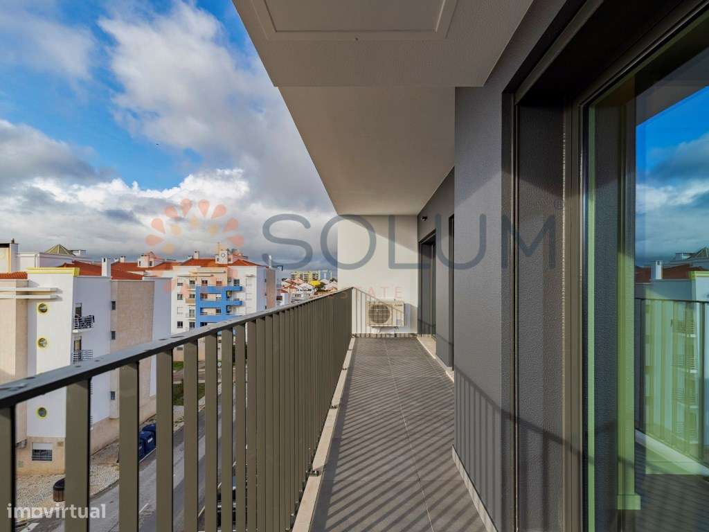 Duplex T2 novo, com grande terraço - Montijo-23