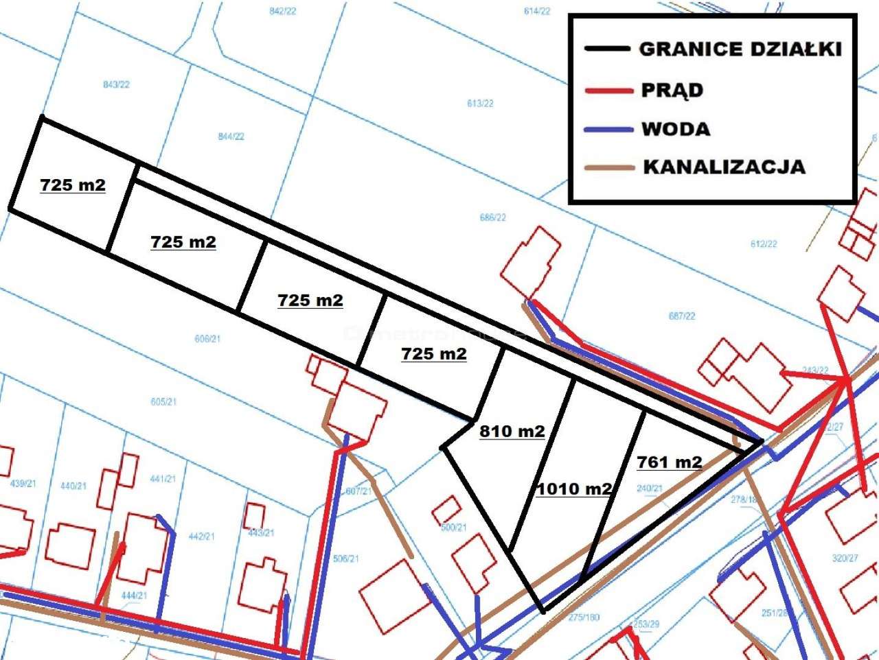 Fenomenalna parcela budowlana - 810 m2! - Pełny obrazek: 3/5