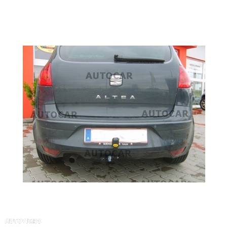 Carlig de remorcare pentru SEAT ALTEA - si XL, (5 P 1) - sistem semidemontabil -cu suruburi -  din 2004 - 7