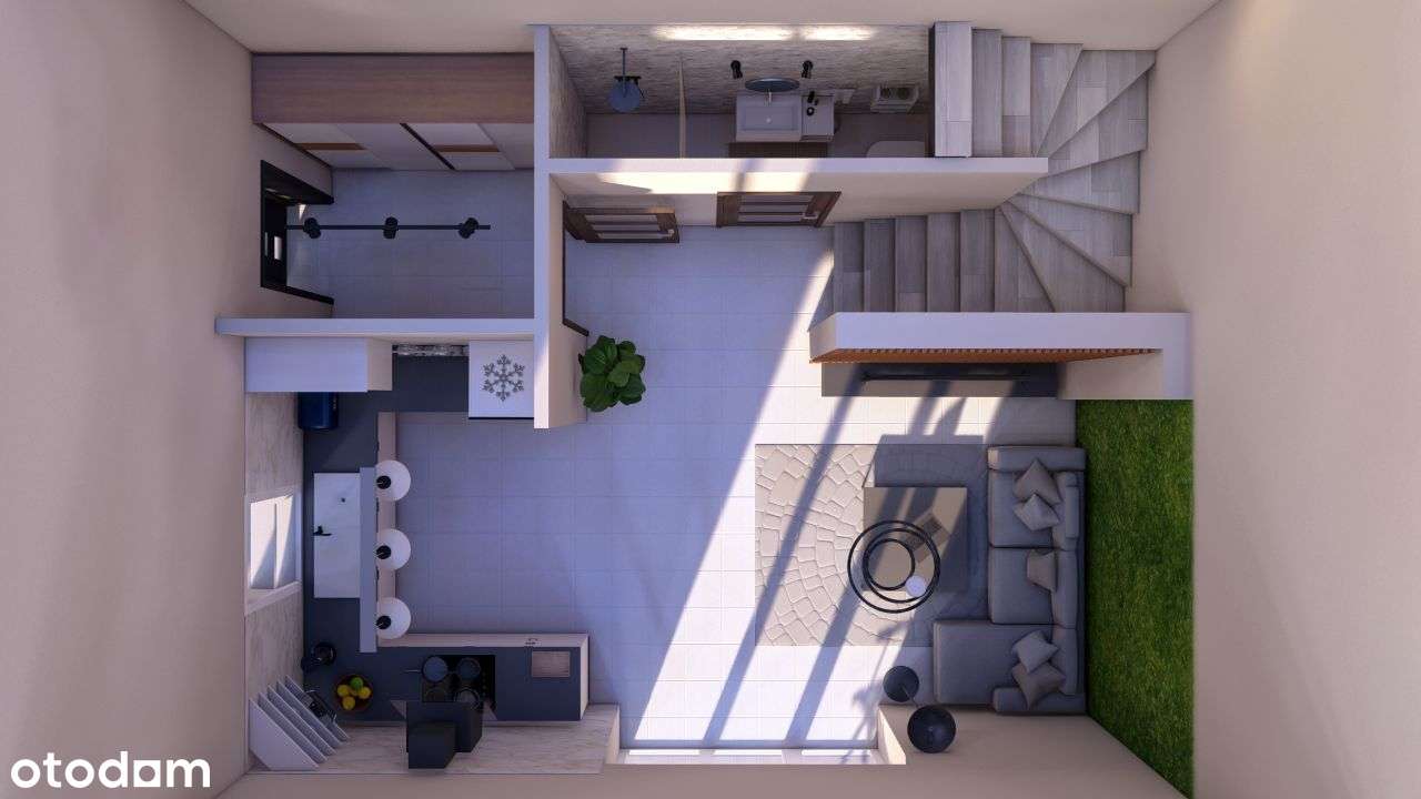 DWUPOZIOMOWE Mieszkanie z Ogródkiem ! 67,2m2 - Pełny obrazek: 5/6