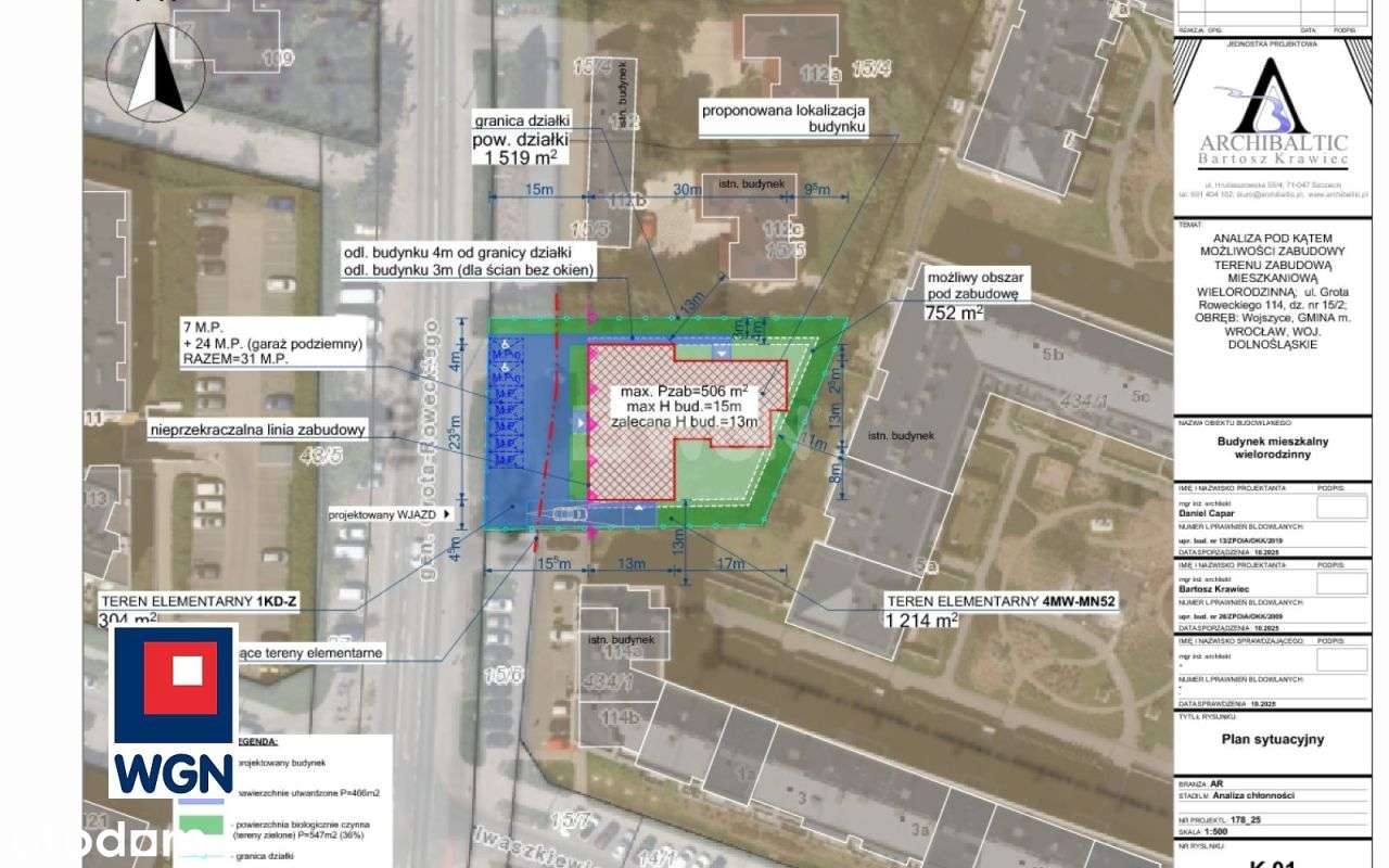 Działka Inwesty Mpzp Pod Blok Wielorodzinny-0