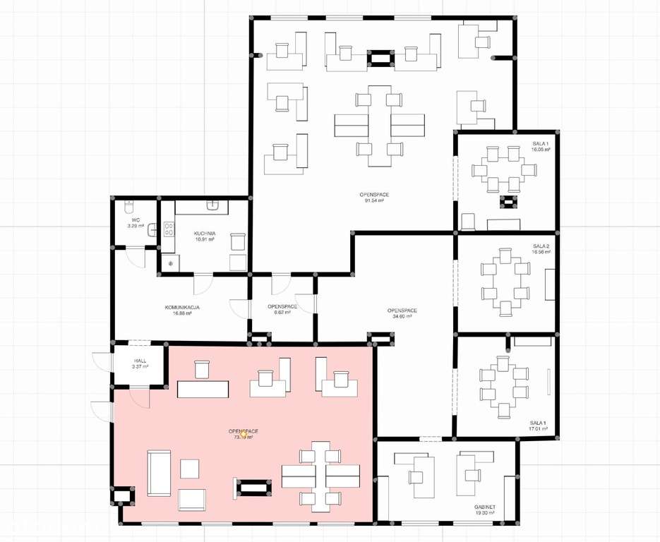 Okulickiego Lokale - 85, 77  i 108 m² - parking - Pełny obrazek: 4/11