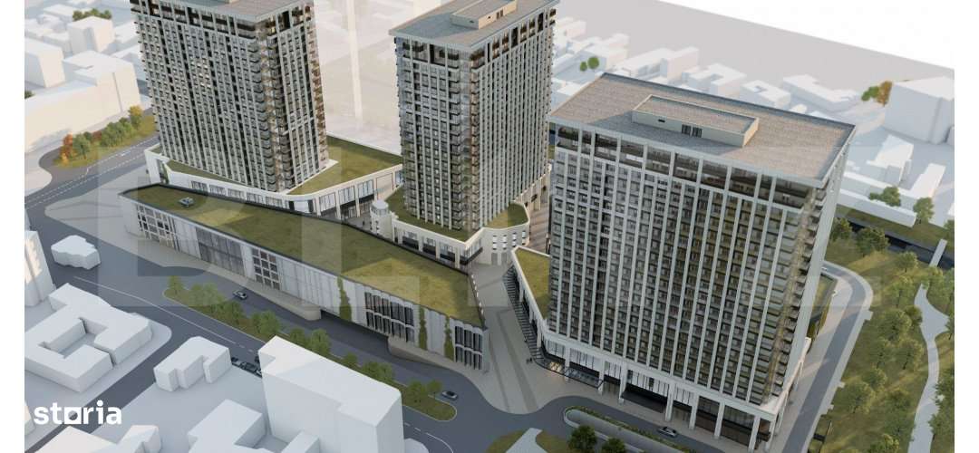 Apartament cu 2 camere, 52 mp, etajul 10  |Oxygen Residence - Imagine principală: 2/5