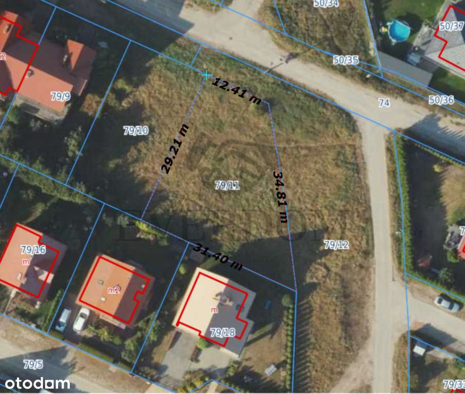 Działka budowlana 658m2 media mpzp-3