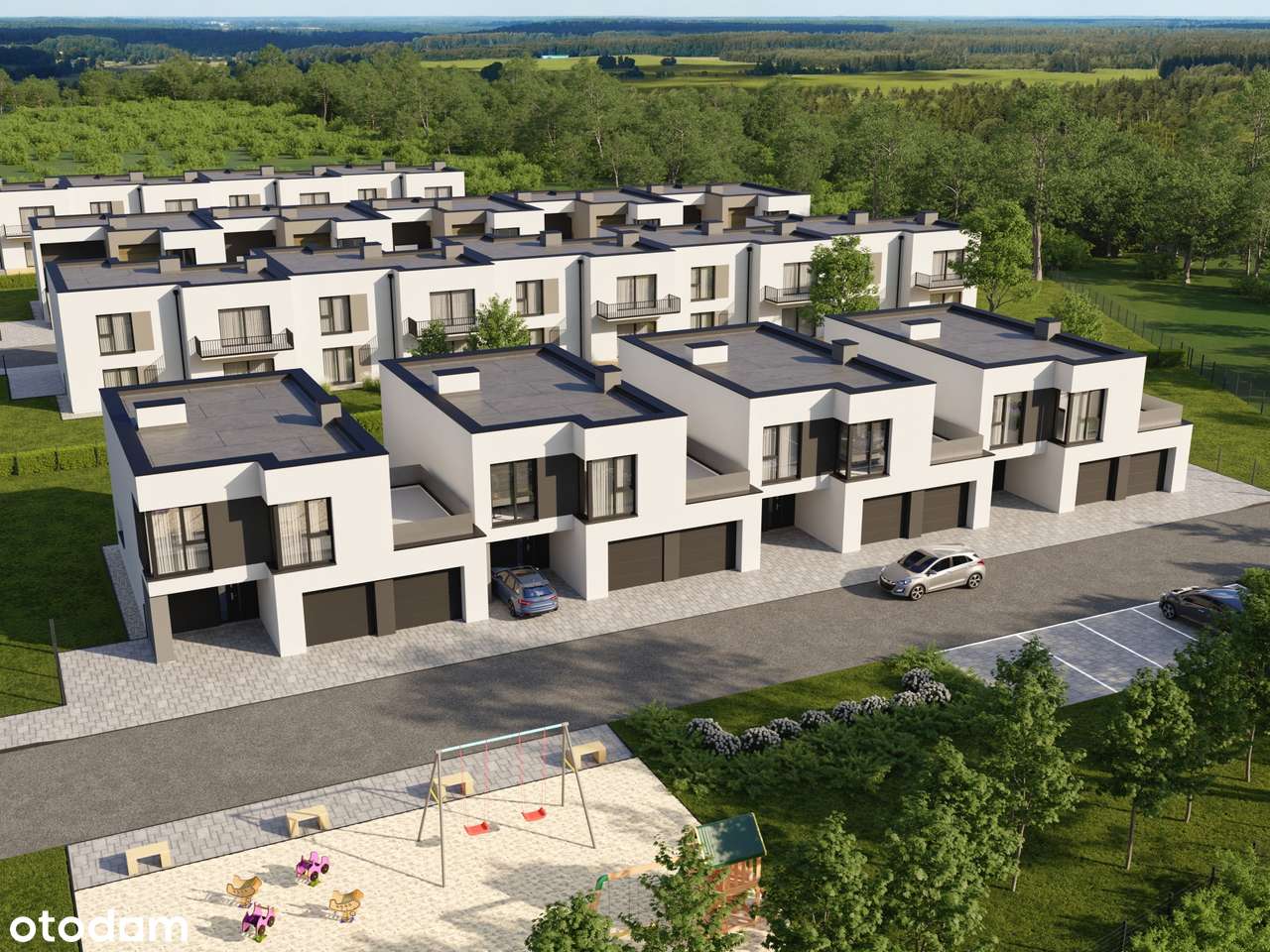 Nowy Dom z Garażem na Dwa Samochody + 2 miejsca postojowe Słupsk-1