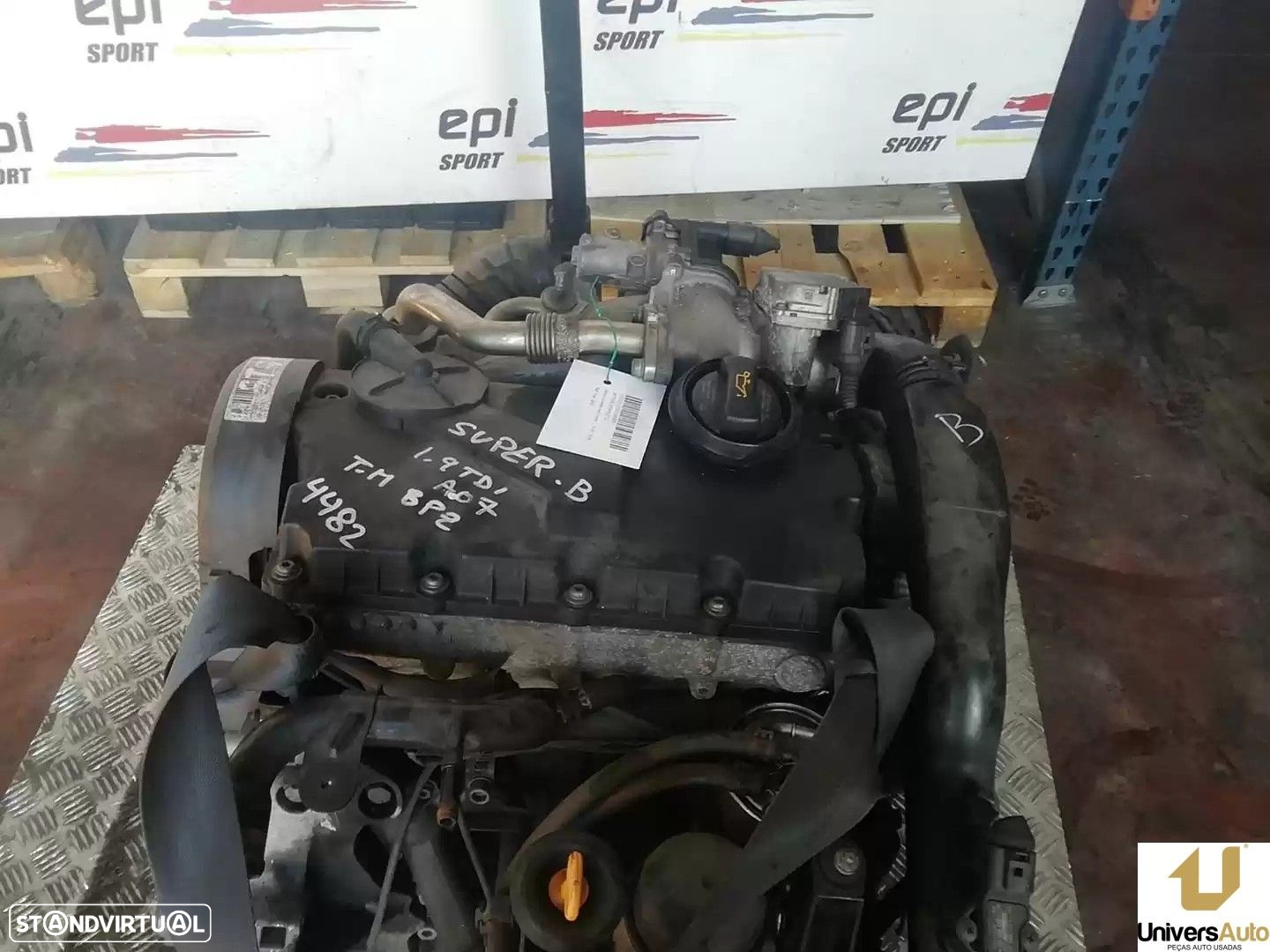 MOTOR COMPLETO SKODA SUPERB I 2007 -BPZ - 2