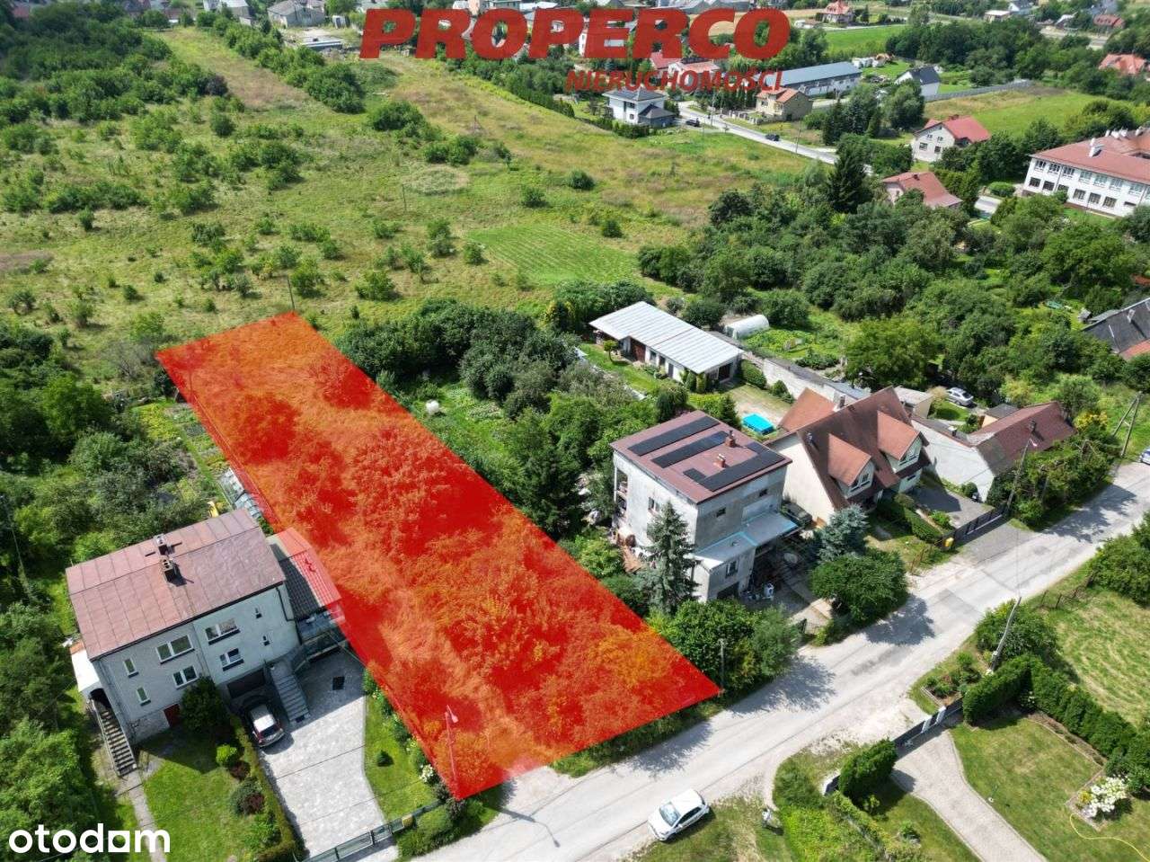 Działka 1167m2, Kielce, Dyminy, pełne media - Pełny obrazek: 4/6