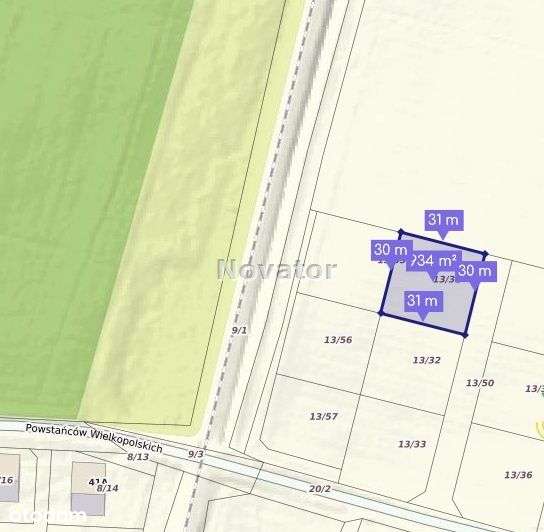 Działka budowlana 935m2 w Rynarzewie, gm. Szubin.-7