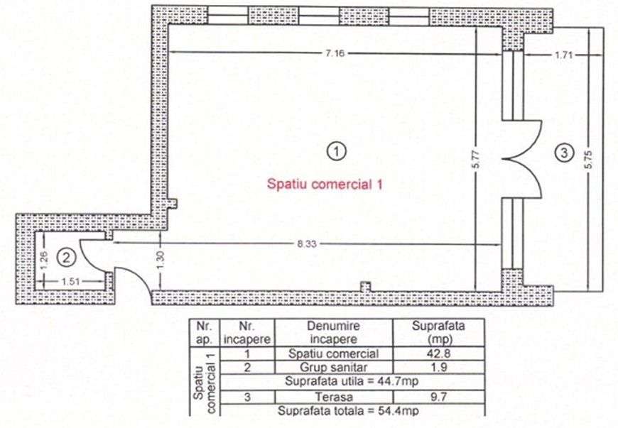.-45mp+terasa descop-10mp+2parcari/20min metrou Berceni - Imagine principală: 5/20