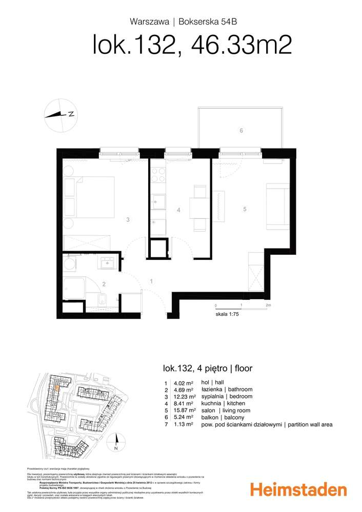 Mokotów| Moko Botanika | 2 pokoje | Gotowe |-17