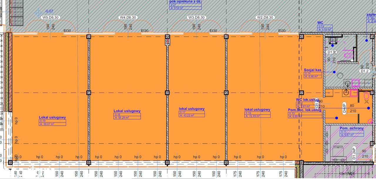 Chełm – Dworzec PKP - do wynajęcia lokal o pow. 58,29 m2 - Pełny obrazek: 5/5
