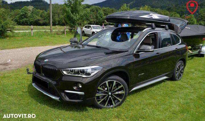 Grile Centrale Duble Negru Lucios M Design Tuning BMW X1 F48 2015 201 - 6