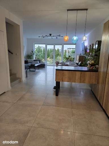 Energetyczny NOWOCZESNY dom w zabudowie bliźniaczej łączony garażami - Pełny obrazek: 5/14