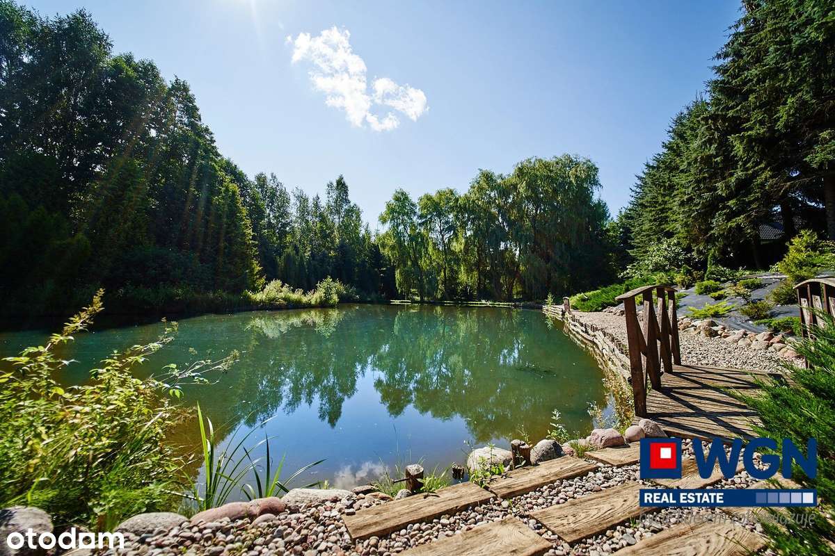 Dom z własnym stawem nad Wigrami- prywatność, przestrzeń i natura-5