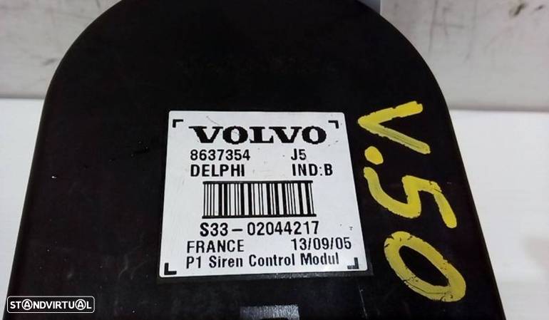 Sirene Alarme Volvo V50 (545) - 2