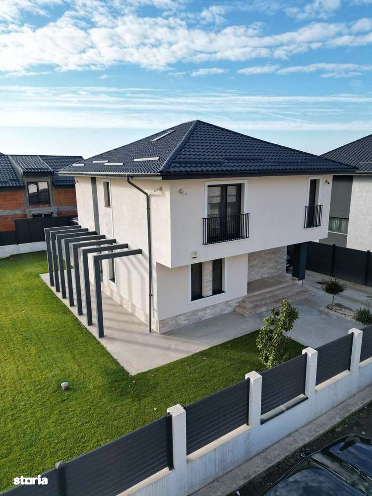 Casă modernă , 5 min Bd.1 Mai Comuna Berceni – 5 camere , teren 800 mp - Imagine principală: 3/19