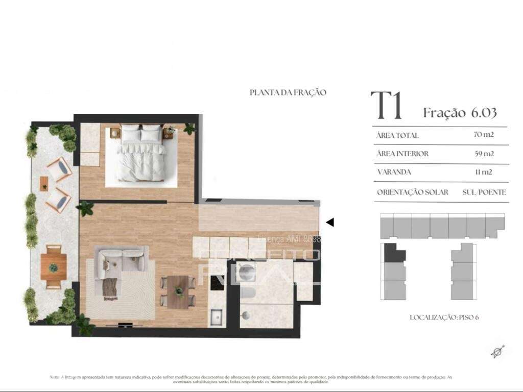 Apartamento T1 - Vila Nova de Gaia - C/ Varanda-13