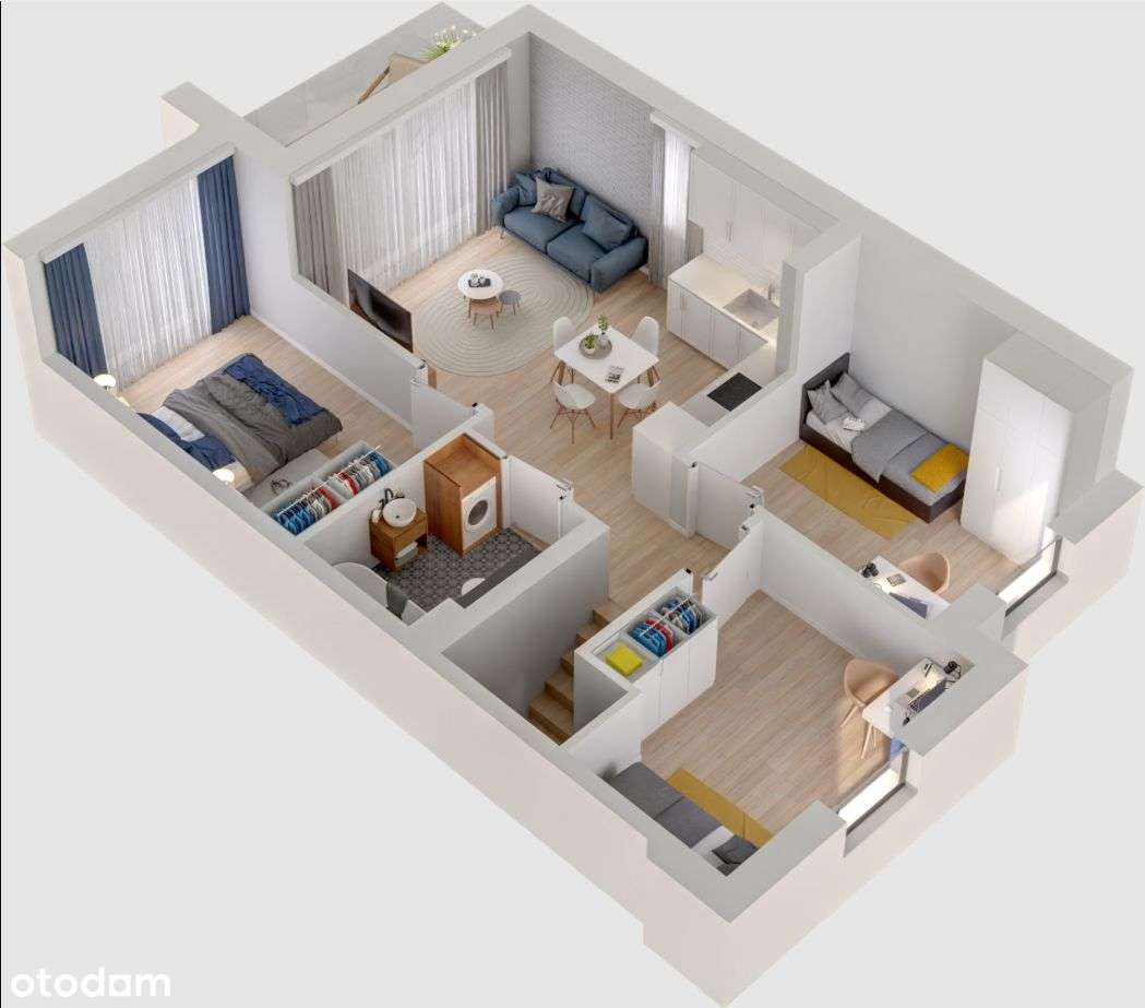 FORESTIS- Mieszkanie nr 3B - Pełny obrazek: 2/9