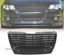 GRELHA FRONTAL PRETA SEM SÍMBOLO PARA VOLKSWAGEN VW PASSAT 05-10 COM PDC - 1