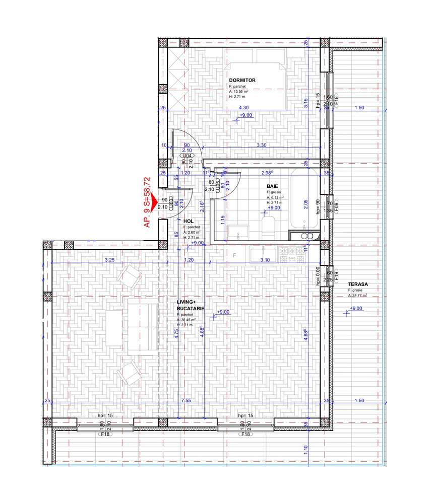 Comision 0-Dezvoltator 2.5 camere-112.000euro, TVA si parcare incluse!-10