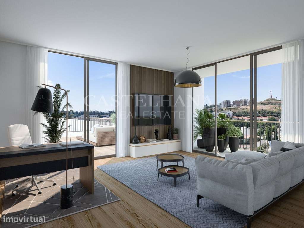 Apartamento T3 com varanda em novo empreendimento em Carnaxide - Grande imagem: 3/86