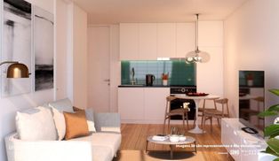Apartamento T2 com Varanda e Lugar Garagem em condomínio com Piscina