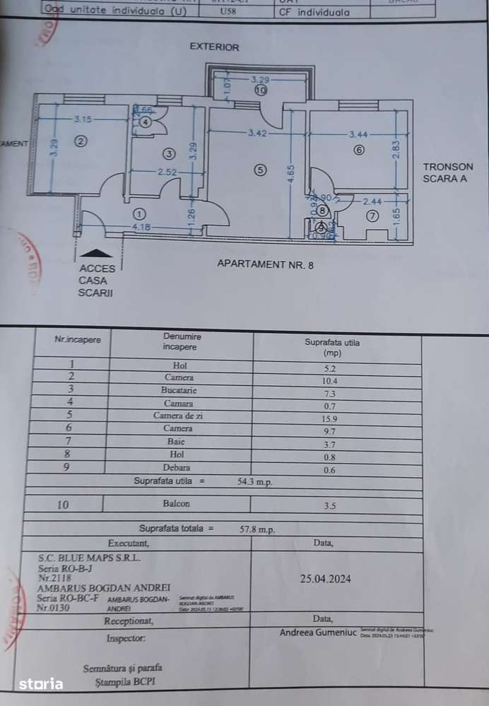 Str Carpati - Piata Sud, Apartament 3 camere, etaj 2/4, bucatarie mare-1