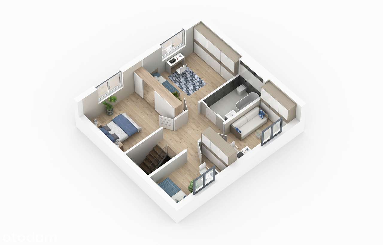 Tychy, os. Słoneczne Ogrody - Ostatni segment wewnętrzny 123m2 - Pełny obrazek: 3/8