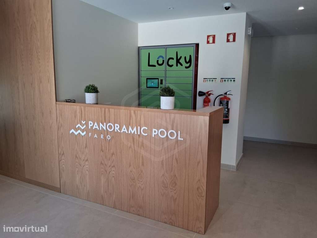 Apartamento T1, condomínio com piscina na cobertura, Faro, Algarve - Grande imagem: 5/47