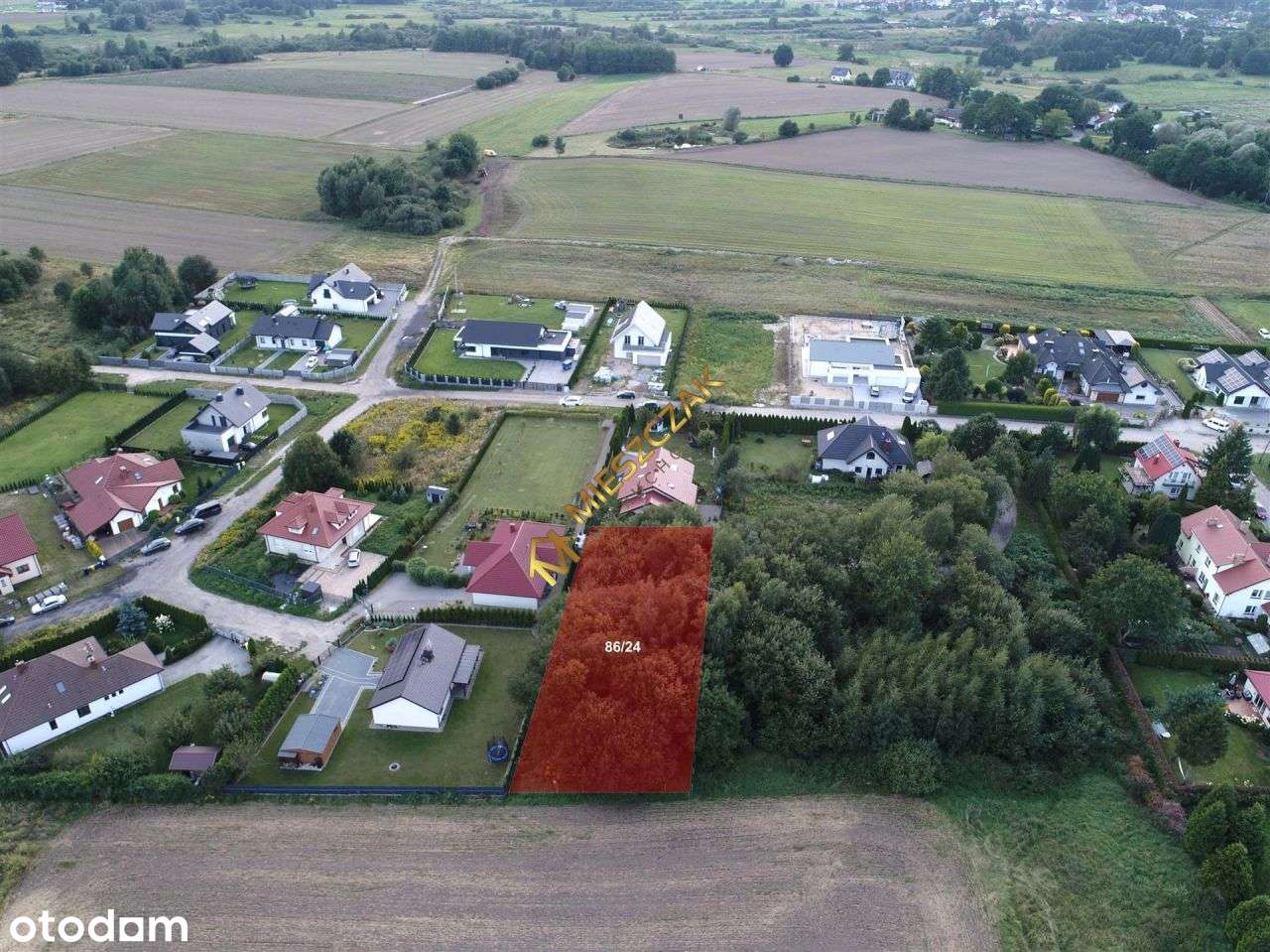 atrakcyjna działka pod budowę domu Koszalin Radusz-1