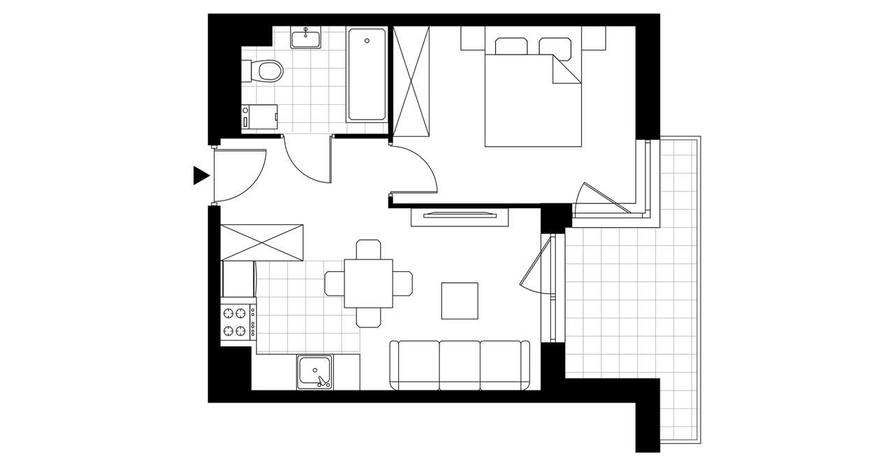 Kalaminta | mieszkanie 2-pok. | 25_ 4 - Pełny obrazek: 4/7