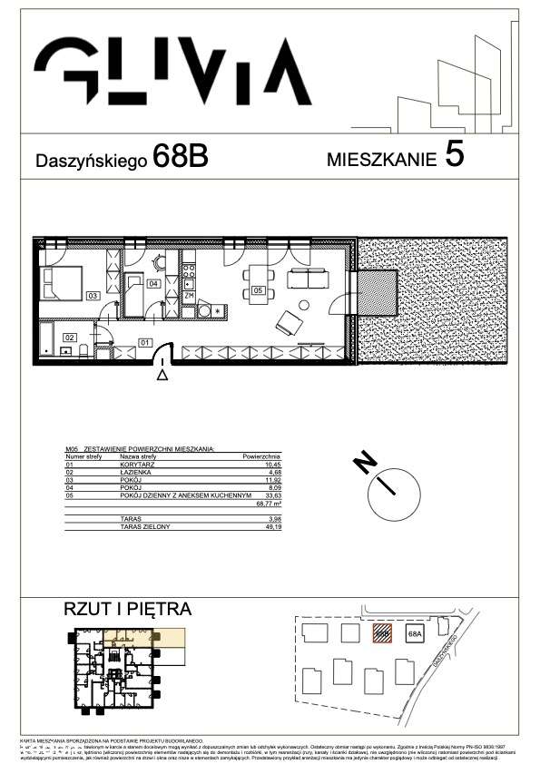 Mieszkanie B05 - mieszkanie z tarasem - Pełny obrazek: 5/10