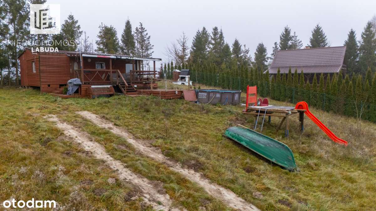 Działka rekreacyjna z domkiem – 5 minut od jeziora-3