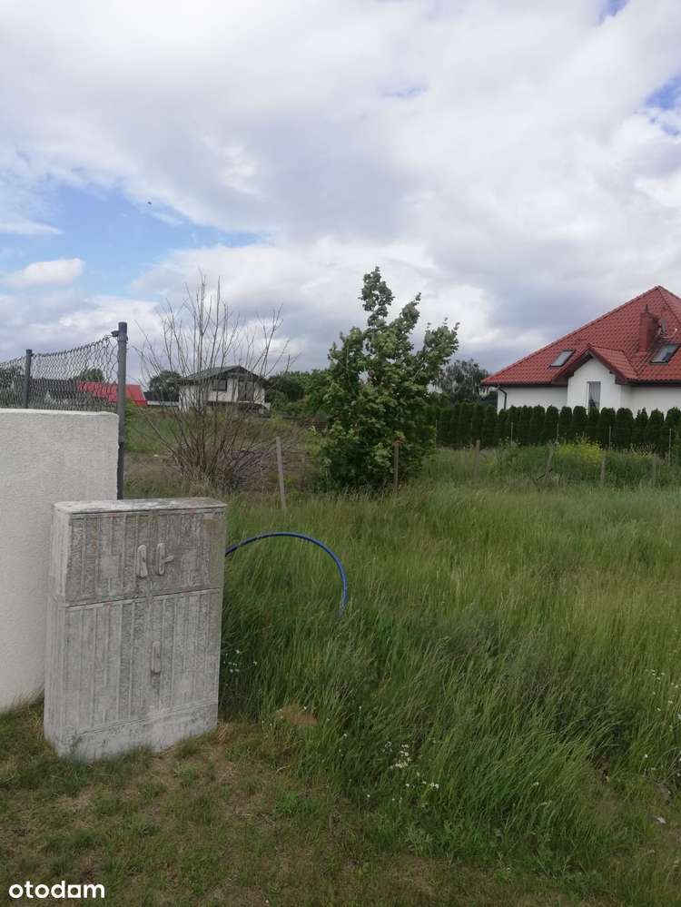 Działka budowlana 800 m², warunki zabudowy,Czarna łąka, media w drodze