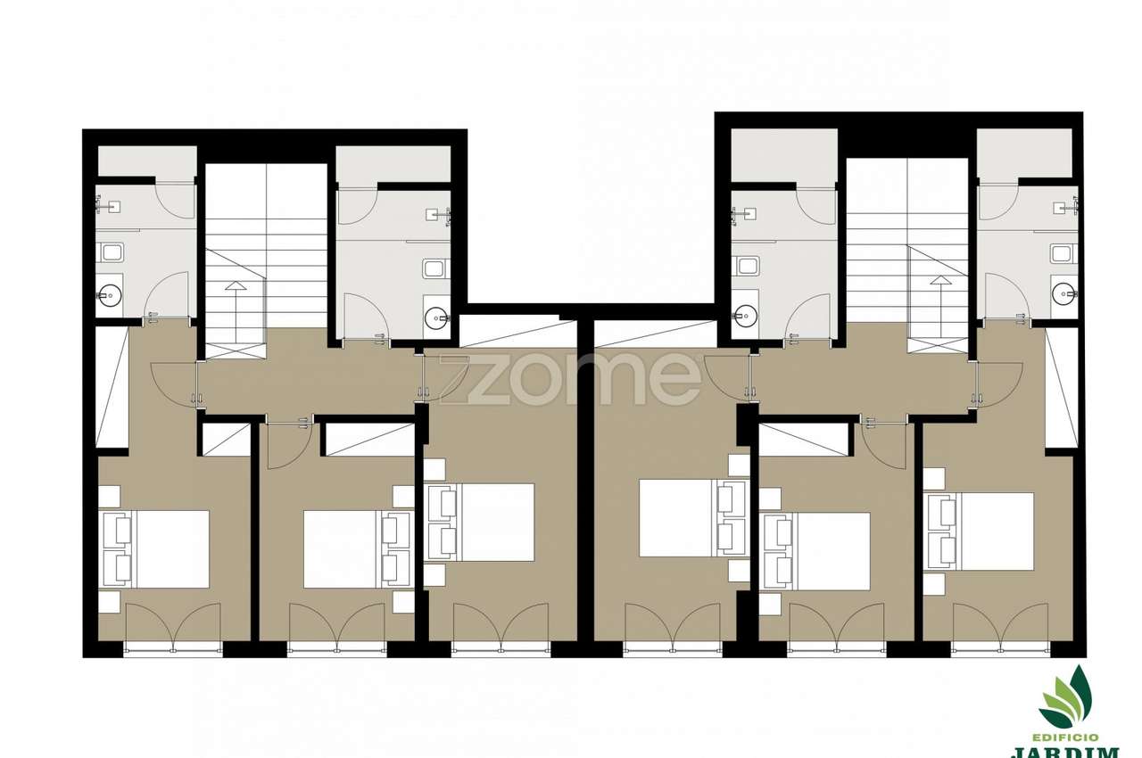 Apartamento T3 Duplex - Edifício Jardim-18