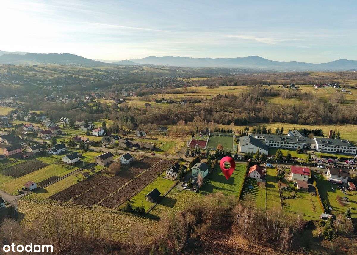 Świetnie położona działka, Beskidy-16