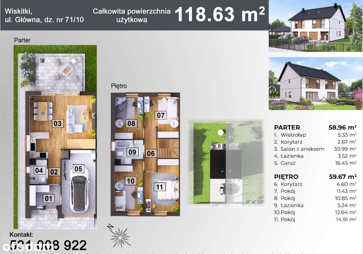 Nowoczesny dom dla rodziny • Komfort • Spokój • Przedsprzedaż– Działki - Pełny obrazek: 4/12