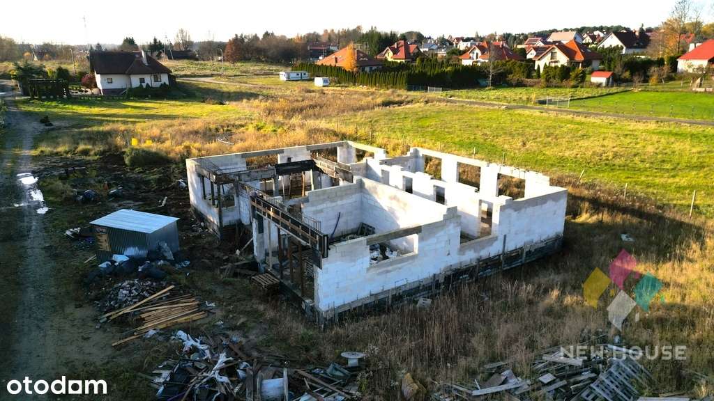 Rozpoczęta budowa domu parterowego Wójtowo-5